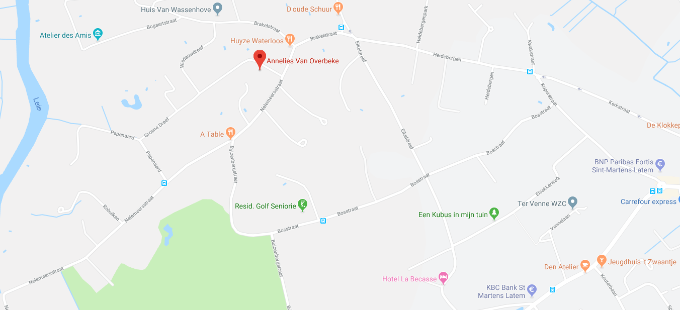 Annelies Van Overbeke Groene Dreef 3 9830 Sint-Martens-Latem
